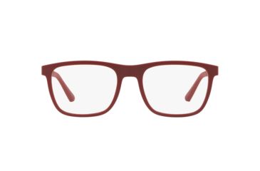Image of Armani EA3140 Prescription Eyeglasses 5720-53 - Matte Red Frame