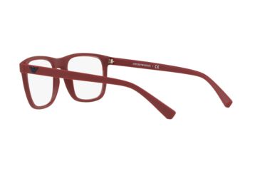 Image of Armani EA3140 Prescription Eyeglasses 5720-53 - Matte Red Frame