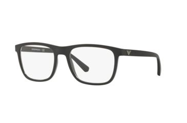 Image of Armani EA3140 Prescription Eyeglasses, 53mm, Black, EA3140-5001-53-SV