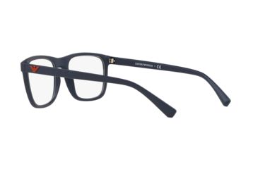 Image of Armani EA3140 Prescription Eyeglasses, 53mm, Matte Blue, EA3140-5719-53-SV