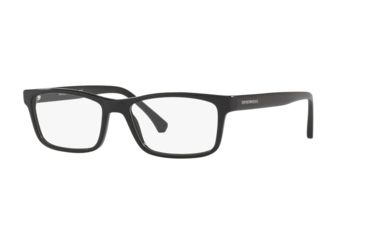 Image of Armani EA3143F Prescription Eyeglasses, 55mm, Black, EA3143F-5001-55-SV