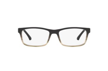 Image of Armani EA3143F Prescription Eyeglasses, 55mm, Striped Black, EA3143F-5729-55-SV
