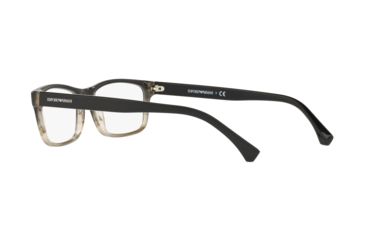 Image of Armani EA3143F Prescription Eyeglasses, 55mm, Striped Black, EA3143F-5729-55-SV