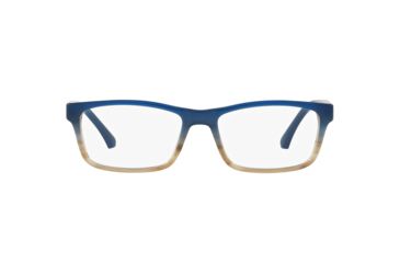 Image of Armani EA3143F Prescription Eyeglasses, 55mm, Striped Blue, EA3143F-5730-55-SV