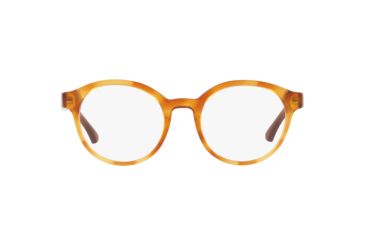 Image of Armani EA3144 Progressive Prescription Eyeglasses, 48mm, Blonde Havana, EA3144-5727-48-PRO