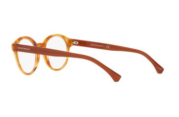 Image of Armani EA3144 Progressive Prescription Eyeglasses, 48mm, Blonde Havana, EA3144-5727-48-PRO