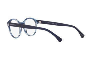 Image of Armani EA3144 Progressive Prescription Eyeglasses 5728-48 - Blue Havana Frame