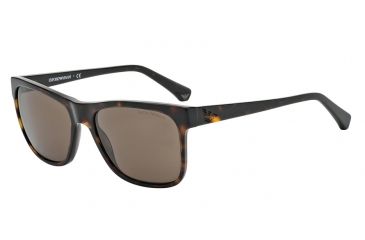 Image of Armani EA4002 Progressive Prescription Sunglasses EA4002-502673-55 - Lens Diameter 55 mm, Frame Color Dark Havana
