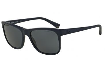 Image of Armani EA4002 Progressive Prescription Sunglasses EA4002-536887-55 - Lens Diameter 55 mm, Frame Color Matte Blue