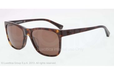Image of Armani EA4002F Single Vision Prescription Sunglasses EA4002F-502673-55 - Lens Diameter 55 mm, Frame Color Dark Havana