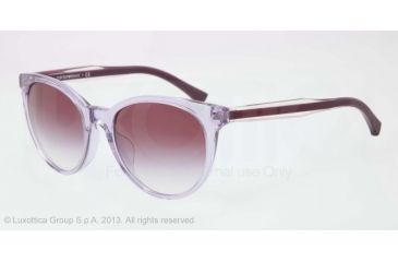 Image of Armani EA4003F Progressive Prescription Sunglasses EA4003F-50718H-55 - Lens Diameter 55 mm, Frame Color Violet Trasp