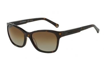 Image of Armani EA4004 EA4004 Bifocal Prescription Sunglasses EA4004-5026T5-56 - Lens Diameter 56 mm, Frame Color Dark Havana