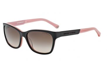 Image of Armani EA4004 EA4004 Bifocal Prescription Sunglasses EA4004-504613-56 - Lens Diameter 56 mm, Frame Color Black/opal Pink