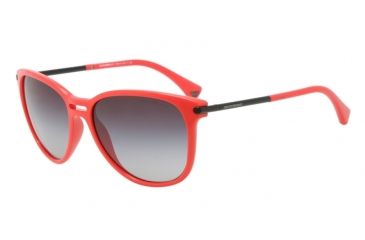 Image of Armani EA4006 Bifocal Prescription Sunglasses EA4006-50778G-56 - Lens Diameter 56 mm, Frame Color Red