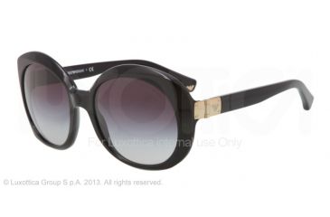 Image of Armani EA4009 Single Vision Prescription Sunglasses EA4009-50178G-56 - Lens Diameter 56 mm, Frame Color Black