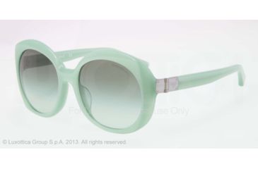 Image of Armani EA4009F Single Vision Prescription Sunglasses EA4009F-50858E-56 - Lens Diameter 56 mm, Frame Color Opal Aqua Green