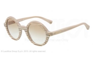 Image of Armani EA4011 Single Vision Prescription Sunglasses EA4011-509413-45 - Lens Diameter 45 mm, Frame Color Wood Matte White