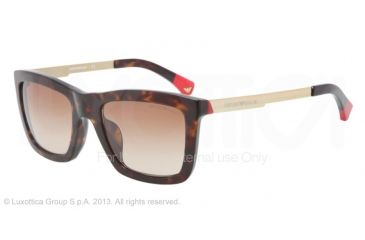 Image of Armani EA4017 Bifocal Prescription Sunglasses EA4017-502613-53 - Lens Diameter 53 mm, Frame Color Havana/Red