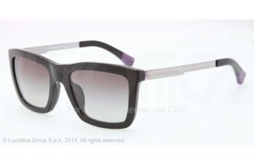 Image of Armani EA4017F Progressive Prescription Sunglasses EA4017F-501711-53 - Lens Diameter 53 mm, Frame Color Black/violet