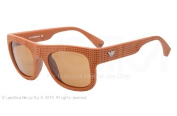 Image of Armani EA4019 Single Vision Prescription Sunglasses EA4019-514073-51 - Lens Diameter 51 mm, Frame Color Brick Red
