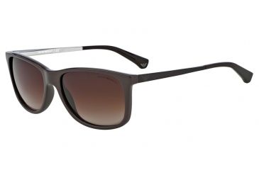 Image of Armani EA4023 Progressive Prescription Sunglasses EA4023-519613-57 - Lens Diameter 57 mm, Frame Color Dark Brown