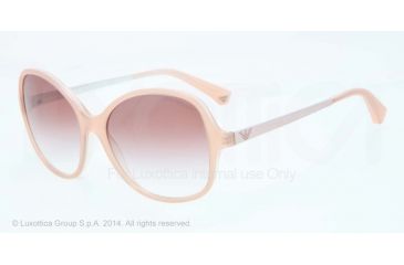 Image of Armani EA4024 Progressive Prescription Sunglasses EA4024-52028D-56 - Lens Diameter 56 mm, Frame Color Pearl Peach