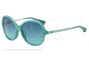 Image of Armani EA4024F Bifocal Prescription Sunglasses EA4024F-52134S-56 - Lens Diameter 56 mm, Frame Color Opal Water Green