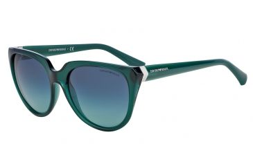 Image of Armani EA4027 Bifocal Prescription Sunglasses EA4027-52014S-57 - Lens Diameter 57 mm, Frame Color Petroleum