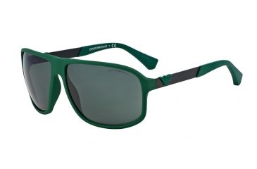 Image of Armani EA4029 Bifocal Prescription Sunglasses EA4029-520971-64 - Lens Diameter 64 mm, Frame Color Green Rubber