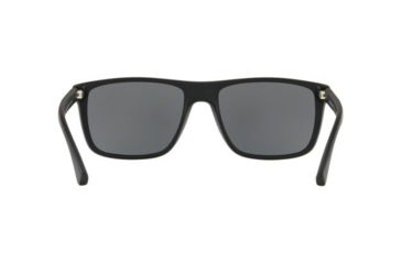 Image of Armani EA4033 Single Vision Prescription Sunglasses, 56mm, Black Rubber, EA4033-56496Q-56-SV