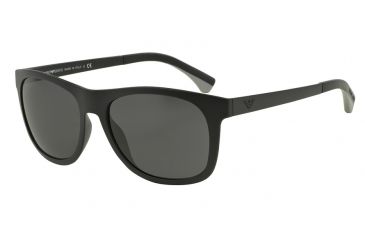 Image of Armani EA4034 Progressive Prescription Sunglasses EA4034-504287-57 - Lens Diameter 57 mm, Frame Color Matte Black