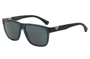 Image of Armani EA4035 Bifocal Prescription Sunglasses EA4035-507287-58 - Lens Diameter 58 mm, Frame Color Blue