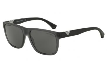 Image of Armani EA4035 Bifocal Prescription Sunglasses EA4035-521587-58 - Lens Diameter 58 mm, Frame Color Matte Grey