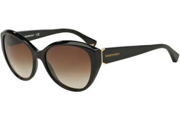 Image of Armani EA4037 Progressive Prescription Sunglasses EA4037-501713-57 - Lens Diameter 57 mm, Frame Color Black