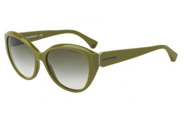 Image of Armani EA4037 Progressive Prescription Sunglasses EA4037-52568E-57 - Lens Diameter 57 mm, Frame Color Olive