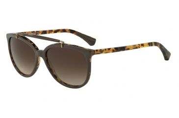 Image of Armani EA4039 Progressive Prescription Sunglasses EA4039-526513-56 - Lens Diameter 56 mm, Frame Color Top Turtledove On Havana