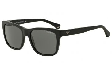 Image of Armani EA4041 Progressive Prescription Sunglasses EA4041-504287-56 - Lens Diameter 56 mm, Frame Color Matte Black