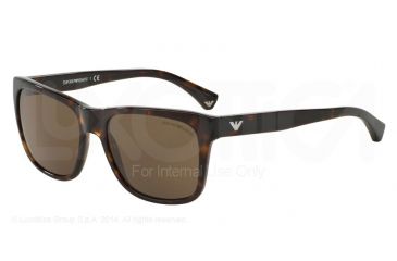Image of Armani EA4041F Single Vision Prescription Sunglasses EA4041F-502673-56 - Lens Diameter 56 mm, Frame Color Havana