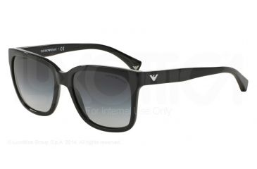 Image of Armani EA4042F Progressive Prescription Sunglasses EA4042F-50178G-55 - Lens Diameter 55 mm, Frame Color Black