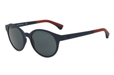 Image of Armani EA4045 Bifocal Prescription Sunglasses EA4045-512287-51 - Lens Diameter 51 mm, Frame Color Matte Blue