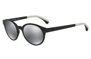 Image of Armani EA4045 Bifocal Prescription Sunglasses EA4045-53236G-51 - Lens Diameter 51 mm, Frame Color Matte Black