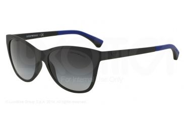 Image of Armani EA4046 Single Vision Prescription Sunglasses EA4046-53238G-56 - Lens Diameter 56 mm, Frame Color Matte Black