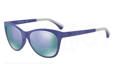 Image of Armani EA4046 Single Vision Prescription Sunglasses EA4046-53434V-56 - Lens Diameter 56 mm, Frame Color Matte Violet
