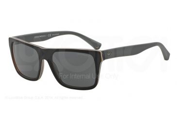 Image of Armani EA4048 Progressive Prescription Sunglasses EA4048-539081-56 - Lens Diameter 56 mm, Frame Color Top Black/matte Grey