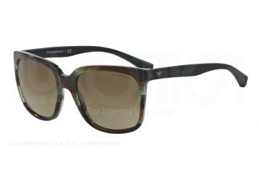 Image of Armani EA4049 Bifocal Prescription Sunglasses EA4049-538813-56 - Lens Diameter 56 mm, Frame Color Striped Green