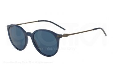Image of Armani EA4050 Progressive Prescription Sunglasses EA4050-538380-50 - Lens Diameter 50 mm, Frame Color Opal Marine Blue