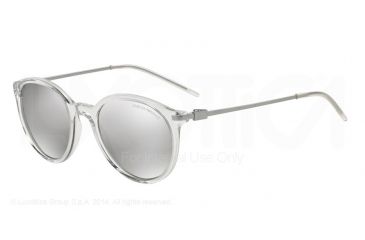 Image of Armani EA4050F Progressive Prescription Sunglasses EA4050F-53716G-50 - Lens Diameter 50 mm, Frame Color Transparent