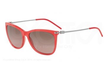 Image of Armani EA4051 Progressive Prescription Sunglasses EA4051-538014-56 - Lens Diameter 56 mm, Frame Color Opal Coral