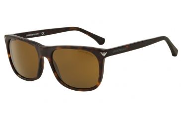 Image of Armani EA4056 Progressive Prescription Sunglasses EA4056-508973-57 - Lens Diameter 57 mm, Frame Color Matte Havana