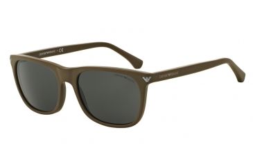 Image of Armani EA4056 Progressive Prescription Sunglasses EA4056-545387-57 - Lens Diameter 57 mm, Frame Color Matte Mud